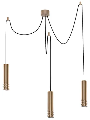 Produktbild von AZzardo AZ3404 Pendelleuchte Locus L 3 Gold