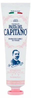 Productafbeelding van Tandpasta voor gevoelige tanden, 75 ml - Pasta Del Capitano