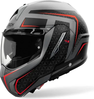 Immagine prodotto di Casco Airoh Mathisse II Magnet, nero/grigio/rosso, S (55/56)