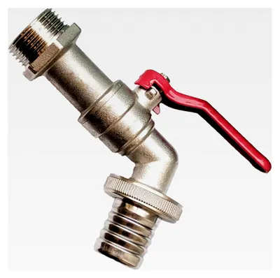 Produktbild von Kugelhahn 3/4" mit Außengewinde und Schlauchtülle