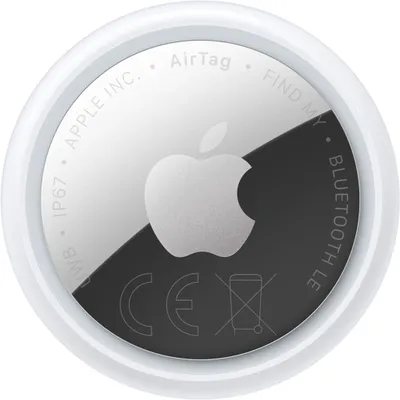 Obrázek produktu pro Apple AirTag, Položka, Vyhledávač, Stříbrná, Bílá, Prachuodolný, Vodoodpudivé přípravky, IP67, CR2032