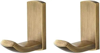 Immagine prodotto di Gancio a muro in ottone antico gancio per doccia gancio per asciugamani gancio per cappotto gancio per porta cucina bagno accessori da parete bronzo spazzolato - 2 ganci ganci per asciugamani