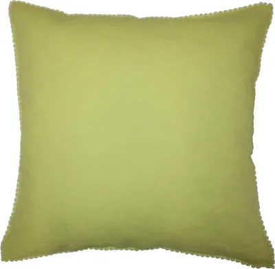 Produktbild von Fleuresse Halbleinen-Kissenbezug mit Zierstich,7056 pistazie, Größe 40x40 cm