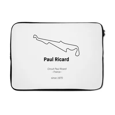 Produktbild von MuchoWow® Laptop Hülle 13 Zoll Formel 1 - Frankreich - Rennstrecke Laptoptasche - Laptophülle - Sleeve - Rundumschutz