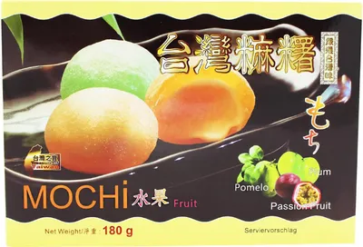 Produktbild von [ 180g ] Mochi Früchtemix 6 Reiskuchen 3 Geschmäcke je 2x Mo Chi