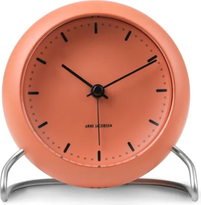 Produktbild von Arne Jacobsen City Hall Tischuhr Ø 11 cm Orange