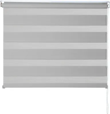 Produktbild von Doppelrollo - Grau - 80 x 210 cm
