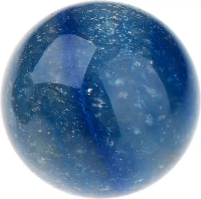 Produktbild von NKlaus Natürlicher Blauquarz Kugelform 30mm Edelstein Himmelsblick Mystik Dekofigur 14897