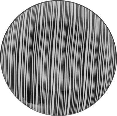 Produktbild von Set aus 6 flachen Tellern "Bohemia" Zebra D27cm