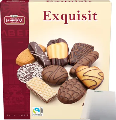Produktbild von Lambertz Exquisit Gebäckmischung (200g Packung) + usy Block