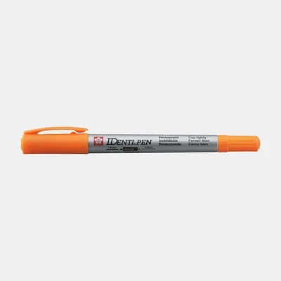 Produktbild von Sakura Identi Pen Permanentmarker 0,4 mm / 1,0 mm - Orange