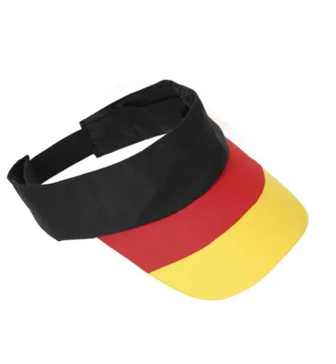 Produktbild von Sonnenblende "FAN" Kopfbedeckung Sonnenschutz Deutschland Flagge