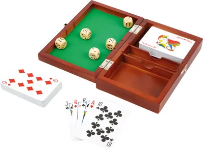 Produktbild von Spielbox Karten und Würfel