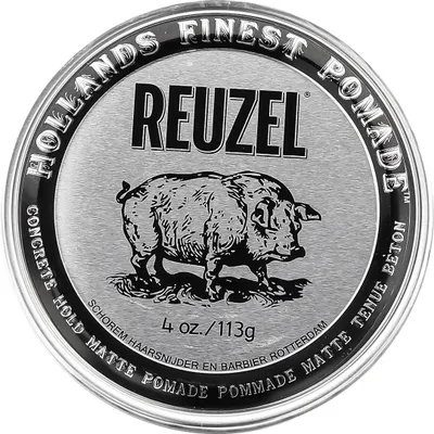 Immagine prodotto di Reuzel Concrete Hold Matte Pomade - Pomata per capelli, tenuta forte, 113 g