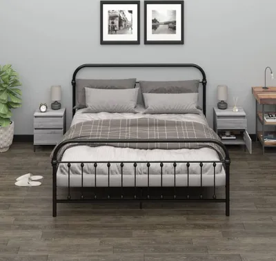 Immagine prodotto di The Living Store Nachttische 2 Stk. Grau Sonoma 40x35x50 cm