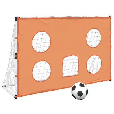 Immagine prodotto di Porta Calcio Bambini Tappeto Bersagli e Pallone 182x62x118 cm