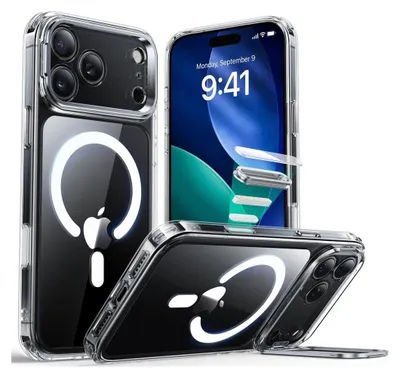 Obrázok produktu pre Esr Classic Hybrid Kickstand Magsafe Case pre Iphone 17 Pro Max - číry