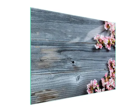 Image de Planche à découper en verre 52x40 bois