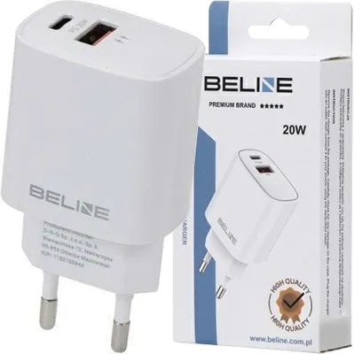 Immagine prodotto di Beline Charger 20W USB-C + USB-A white