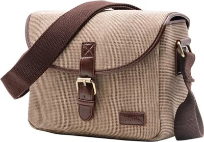 Obrázek produktu pro INF Plátěná brašna přes rameno pro zrcadlovku – lehká, nárazuvzdorná a voděodolná Khaki