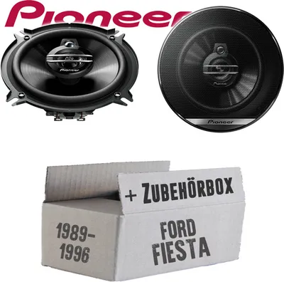 Produktbild von Ford Fiesta 3 + 4 + 5 Heck - Lautsprecher Boxen Pioneer TS-G1330F - 13cm 3-Wege 130mm Triaxe 250W Auto Einbausatz - Einbauset