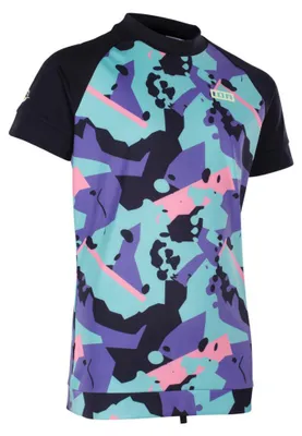 Produktbild von ION Elasthan-Top Rashguard Capture LS Grom Funky-Jungle Größe von Neoprenanzügen und Gurten 140/10/M