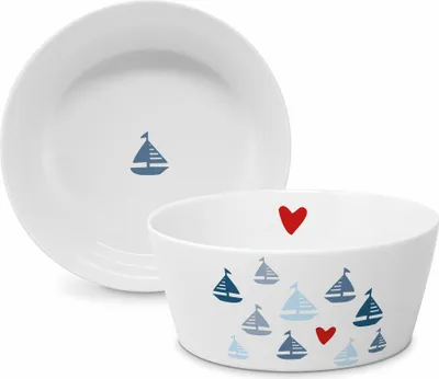 Immagine prodotto di PPD Seaside Sailing Trend Bowl, ciotola, ciotola per cereali, New Bone China, Ø 15 cm, 160802664
