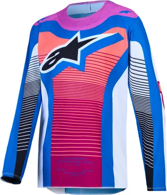 Produktbild von Alpinestars Supertech Maven Jugend Motocross Jersey, schwarz/weiß/blau/rot, M