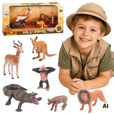 Obrázek produktu pro WOOPIE Sada figurek divokých zvířat Safari 6 ks.