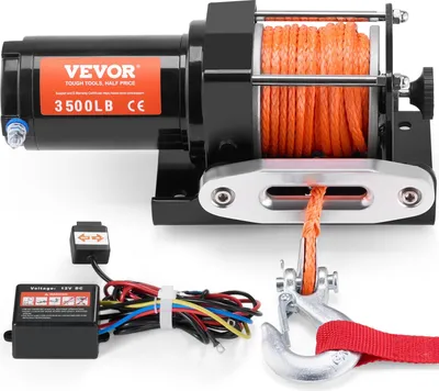 Produktbild von VEVOR 12V Seilwinde für ATV/UTV - 3500 lbs, robust und zuverlässig