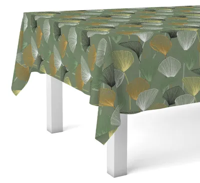 Tischset, grün, 140 x 140 cm, waschbar, fleckenabweisend