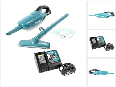 Image de Makita DCL 182 RT1 Aspirateur à batterie 18 V + 1x batterie 5,0 Ah + chargeur