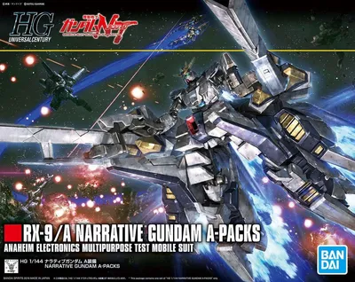 Obrázek produktu pro Modelová sada Gundam NT Narrative Gundam A-Packs HGUC 1/144 Bandai