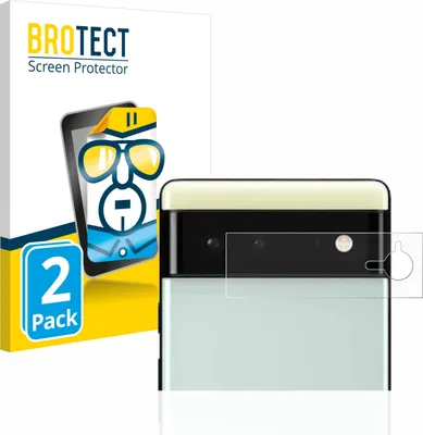 Produktbild von 2x Für Google Pixel 6 (NUR Kameraschutz) Schutzfolie BROTECT Displayschutz Display Schutz Folie Klar Transparent