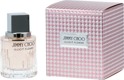 Produktbild von Jimmy Choo Illicit Flower, Frauen, 40 ml, Nicht nachfüllbare Flasche, Aprikose, Freesie, Mandarine, Jasmin, Moschus, Rose, Cashmeran, Milch, Sandelholz