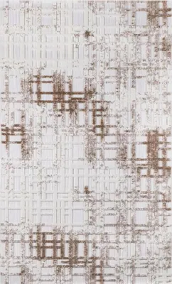 Produktbild von Designer Wohnzimmerteppich Teppich Kurzflor Gradient Beige-Braun Modern