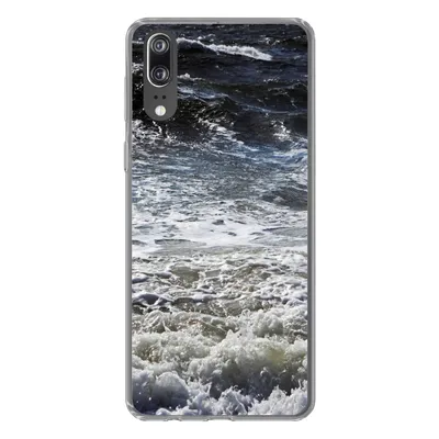 Produktbild von MuchoWow® Handyhülle Schutzhülle Hülle für Huawei P20 Nordsee - Wasser - Wellen Silikon Softcase Handy Hülle - Hardcover