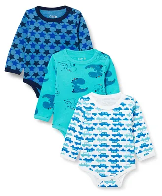 Produktbild von Care Baby Body Langarm aus 100% Baumwolle (3er Pack)