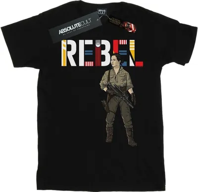 Produktbild von Star Wars - "The Rise Of Skywalker Rebel" T-Shirt für Herren BI52066 (XXL) (Schwarz)