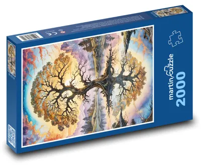 Obrázek produktu pro Puzzle 2000 Strom života v krajině - martinpuzzle