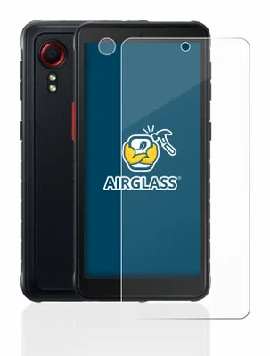 A smartphone with a screen protector laid over it.