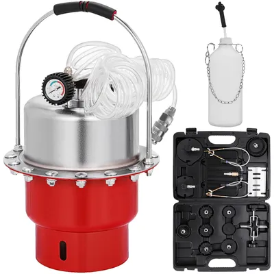 Image de Kit de purge de freins pneumatique, réservoir de 5 litres, fonctionnement à une personne, 5 litres