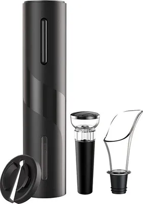 Obrázok produktu pre Verk 07104 Sada na víno 4 v 1 čierna