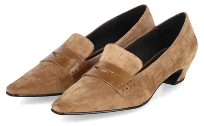Productafbeelding van Bruno Premi pumps met hoge voorkant, bruin, leer, maat: 39