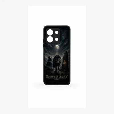 Productafbeelding van Xiaomi Redmi Note 13 Pro 5G hoesje, telefoonhoesje, beschermhoes met Odin Vikingenmotief – LUNØIR ©