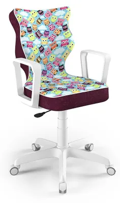 Zdjęcie produktu dla Krzesło Wzrostowe Dla Dzieci I Młodzieży, Ergonomiczne Krzesło Do Biurka, Wymiary: 146-176 Cm, Model: Weiss Storia 32