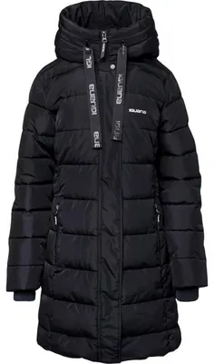Productafbeelding van Iguana - "Manka" gewatteerde damesjas - Wintermodel IG4872 (maat L) (zwart)