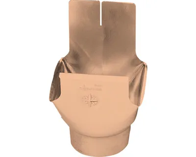 Produktbild von Zambelli Ablaufstutzen Kupfer für Kastenrinne für Rinnengröße 250 mm Ablauf Ø 60 mm