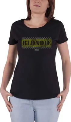 Image de Blondie - T-shirt pour femme RO1268 (L) (Noir/Jaune)