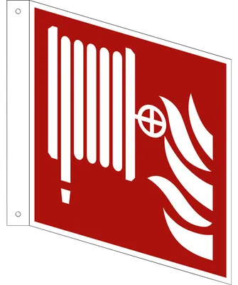 Produktbild von Hinweisschild Löschschlauch ISO 7010/F002 200x200mm PVC